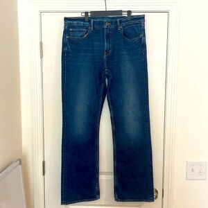 Mens Banana Republic Boot Cut Jeans Size 36x34
